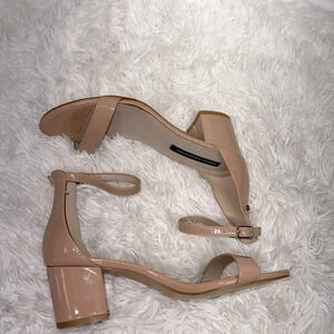 French Connection  Ankle Strap Dress Sandals Heels Shoe 7.5 EURO 37.5
